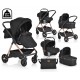 Baby Stroller Empire 3 in 1 Black