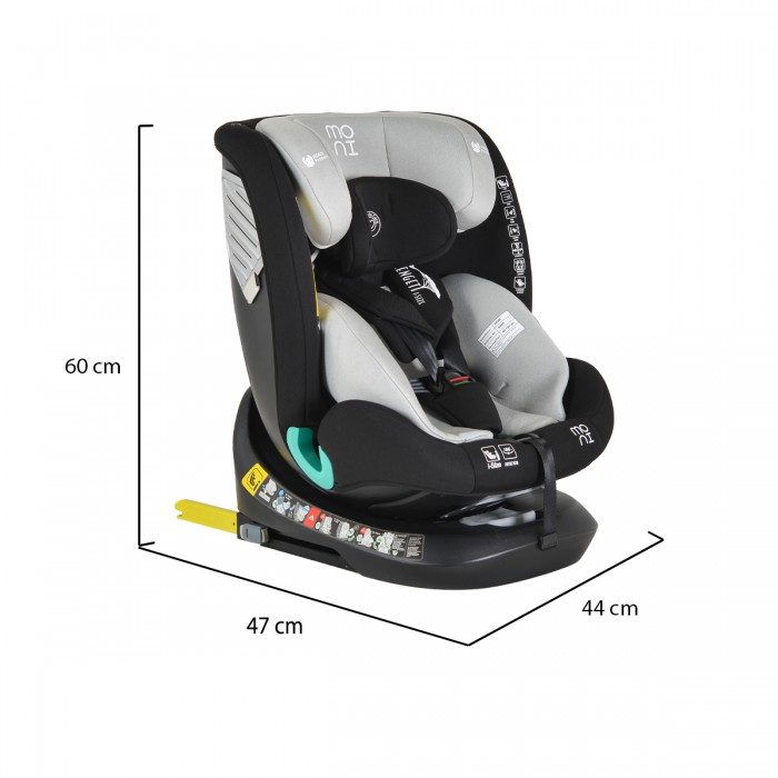 Car Seat i-Size 40-150cm Serengeti Light Grey