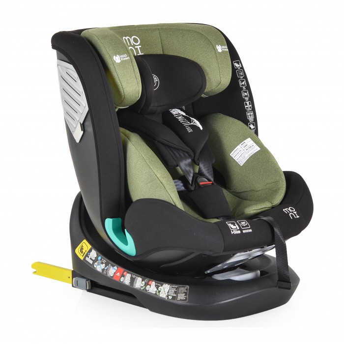 Car Seat i-Size 40-150cm Serengeti Sky Green