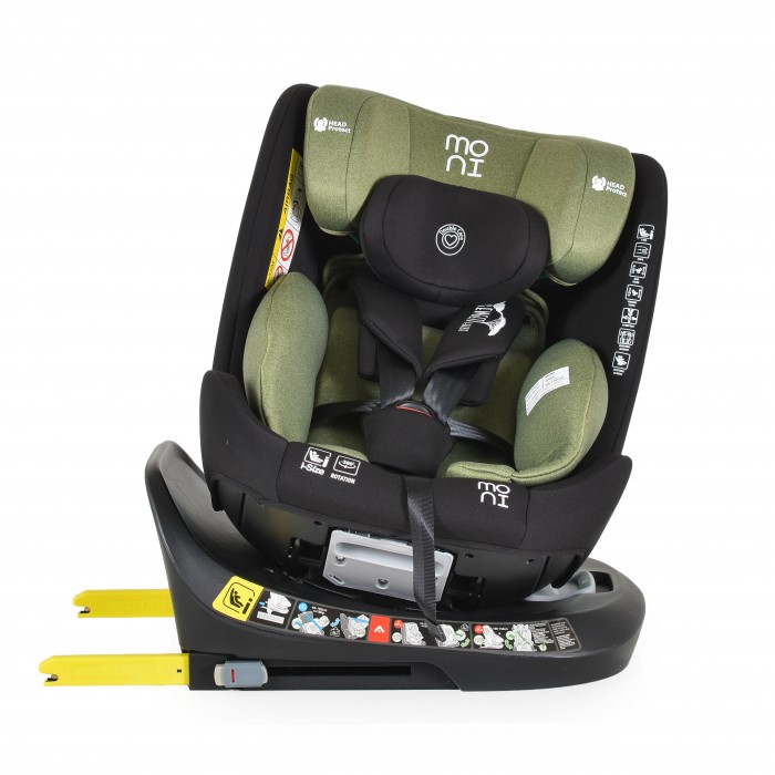 Car Seat i-Size 40-150cm Serengeti Sky Green