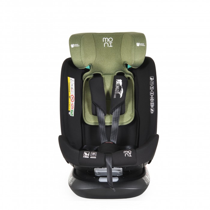 Car Seat i-Size 40-150cm Serengeti Sky Green