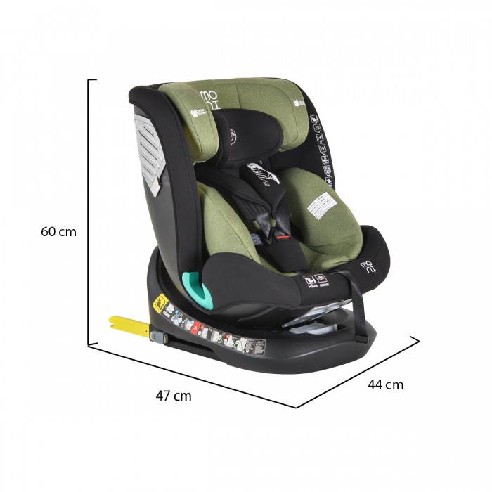 Car Seat i-Size 40-150cm Serengeti Sky Green