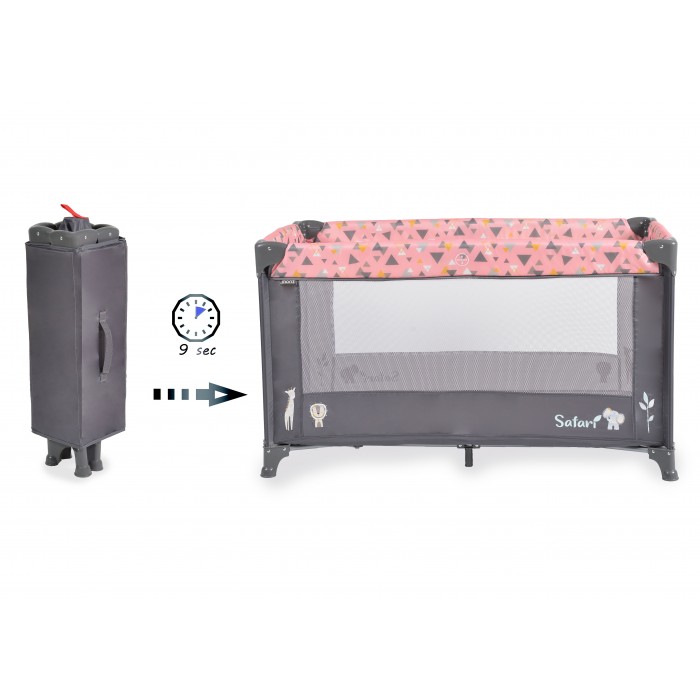 PLAY YARD SAFARI PINK