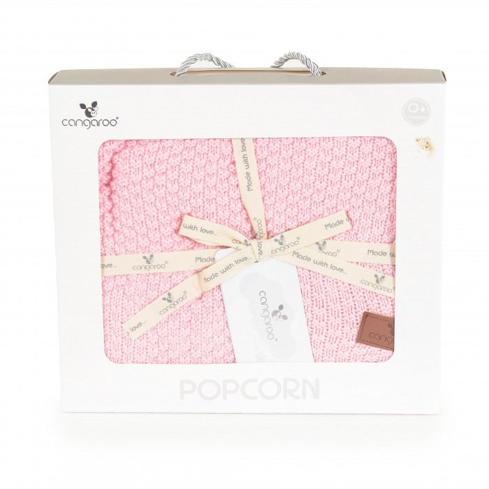 Baby Blanket 80x100cm Popcorn Pink