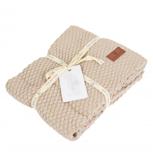 Baby Blanket 80x100cm Popcorn Brown