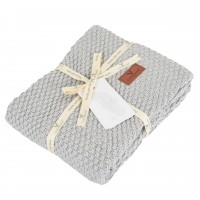 Baby Blanket 80x100cm Popcorn Grey