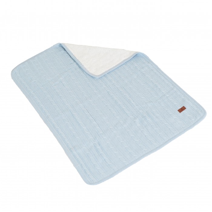 Baby Blanket 75x100cm Sherpy Blue