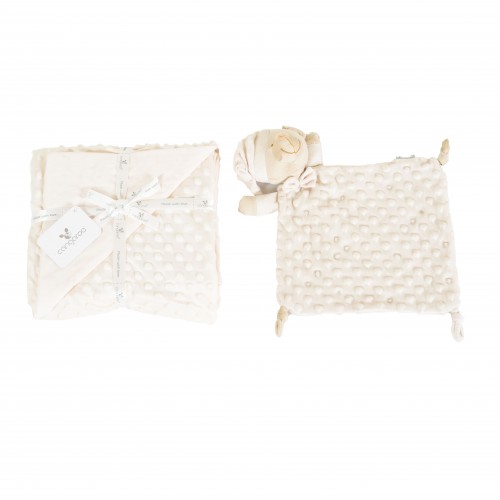 Blanket With Toy 75x100cm Bennie Beige