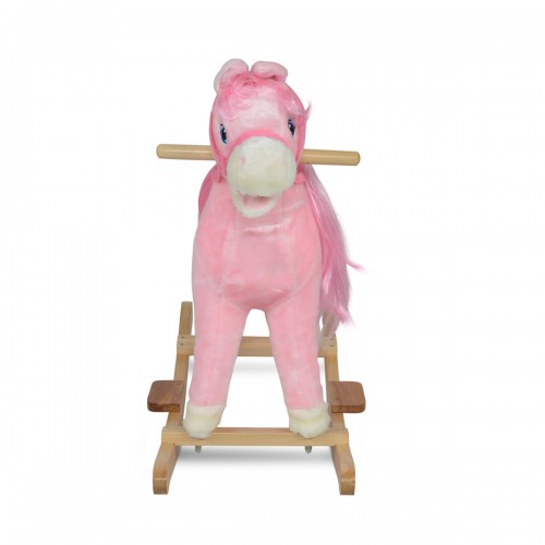 Plush Rocking Horse Rose WJ-001 Pink