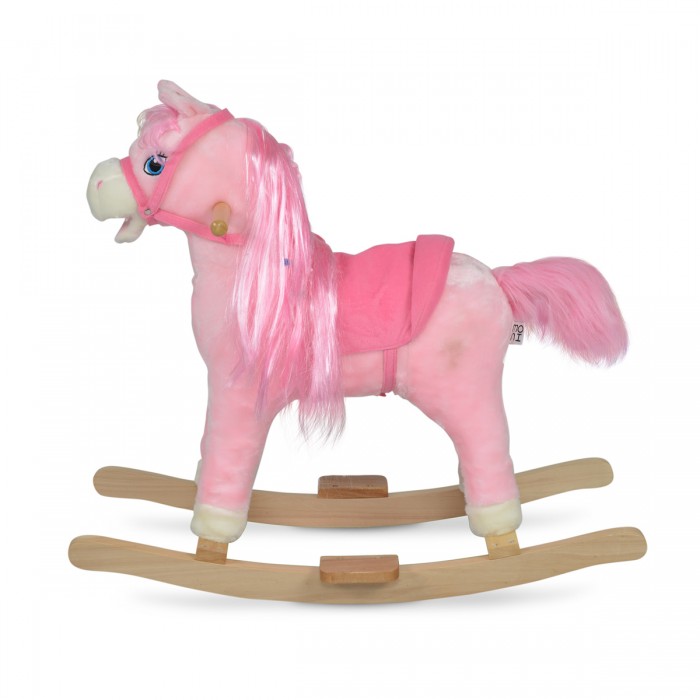 Plush Rocking Horse Rose WJ-001 Pink