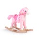 Plush Rocking Horse Rose WJ-001 Pink