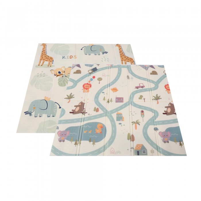 Πάρκο Με Αξεσουάρ 120x120cm Game Zone Grey