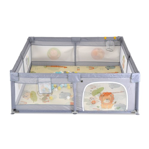 Πάρκο Με Αξεσουάρ 180x200cm Game Zone Grey