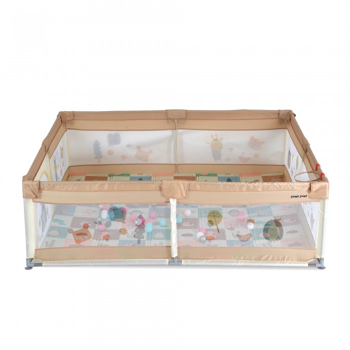 Πάρκο Με Αξεσουάρ 180x200cm Game Zone Beige