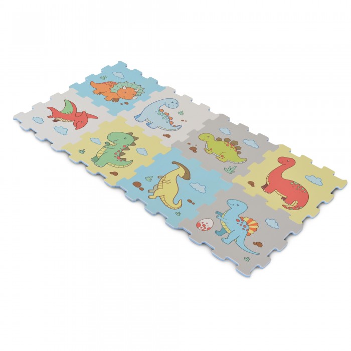 8Pcs HTF Puzzle Mat Dinosaur 3401