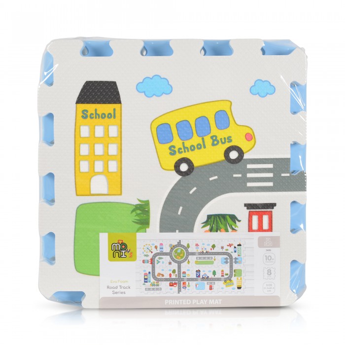 8 Pcs HTF Puzzle Mat Road Track 3406