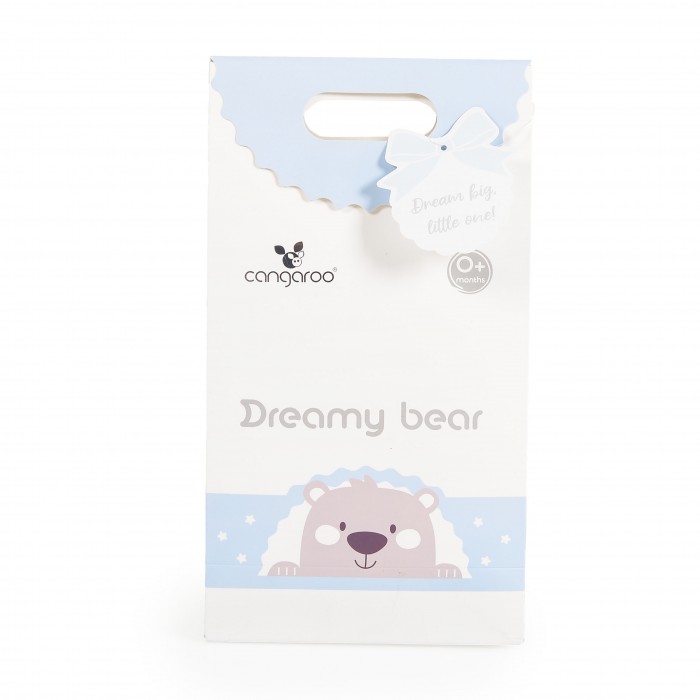 Baby Blanket 75x100cm Dreamy Bear Blue
