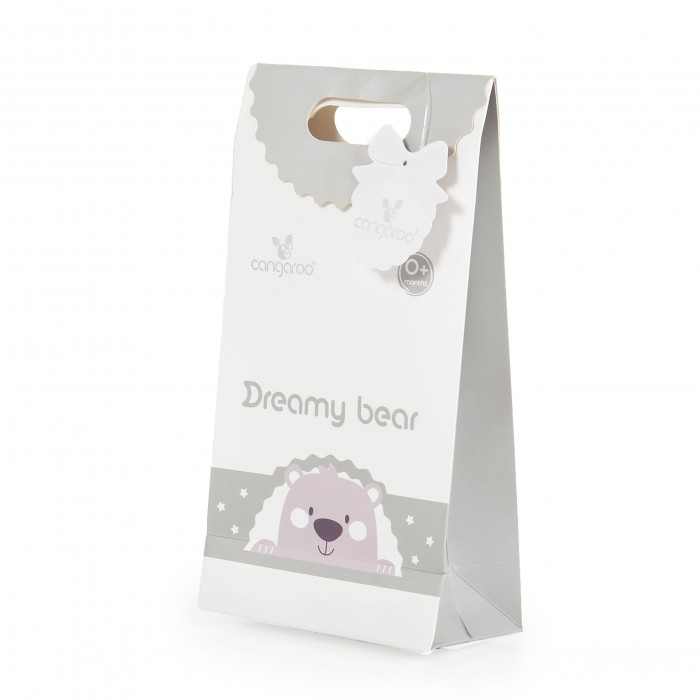 Baby Blanket 75x100cm Dreamy Bear Grey