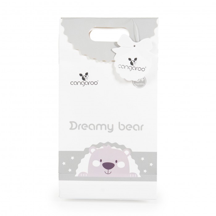 Baby Blanket 75x100cm Dreamy Bear Grey