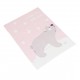 Baby Blanket 75x100cm Dreamy Bear Pink