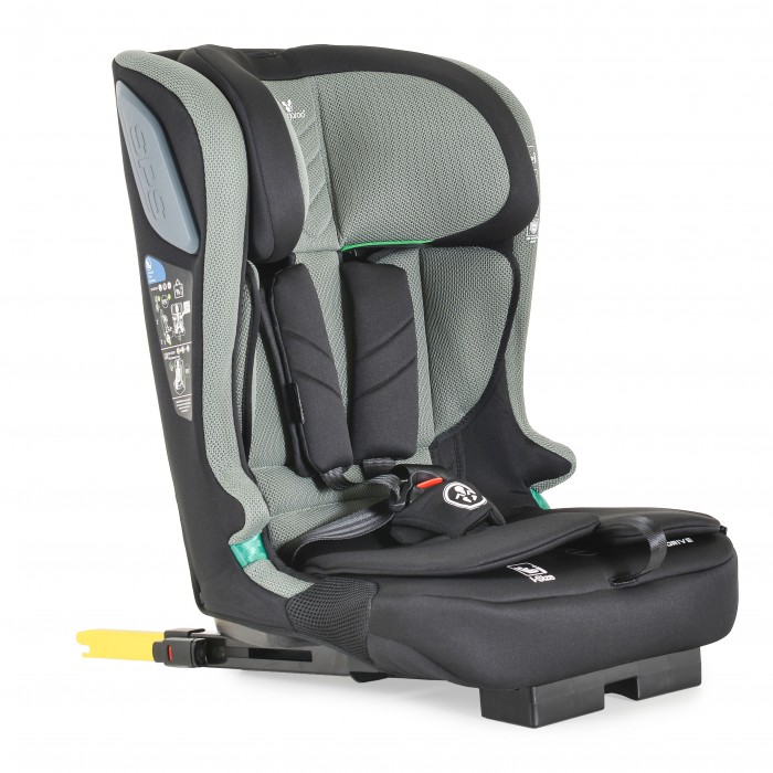 Car Seat iDrive Twill Green Isofix 76-150cm