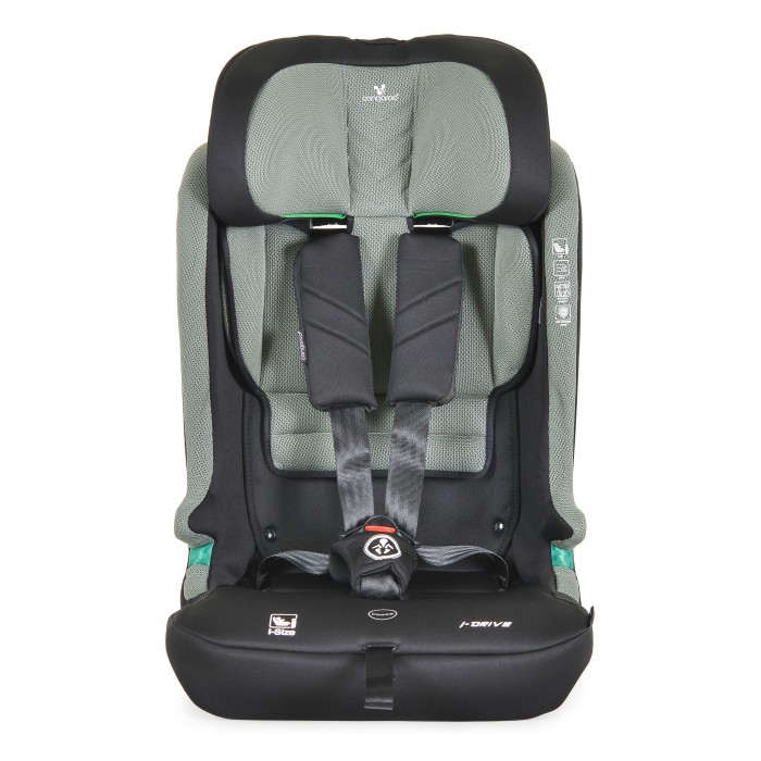 Car Seat iDrive Twill Green Isofix 76-150cm