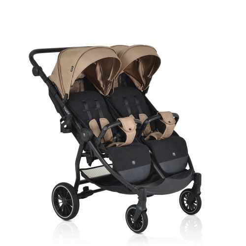 Baby Twin Stroller TwinGo Camel