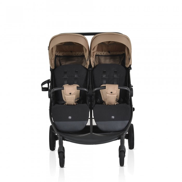 Baby Twin Stroller TwinGo Camel