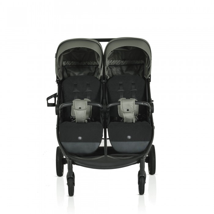 Baby Twin Stroller TwinGo Mineral Green