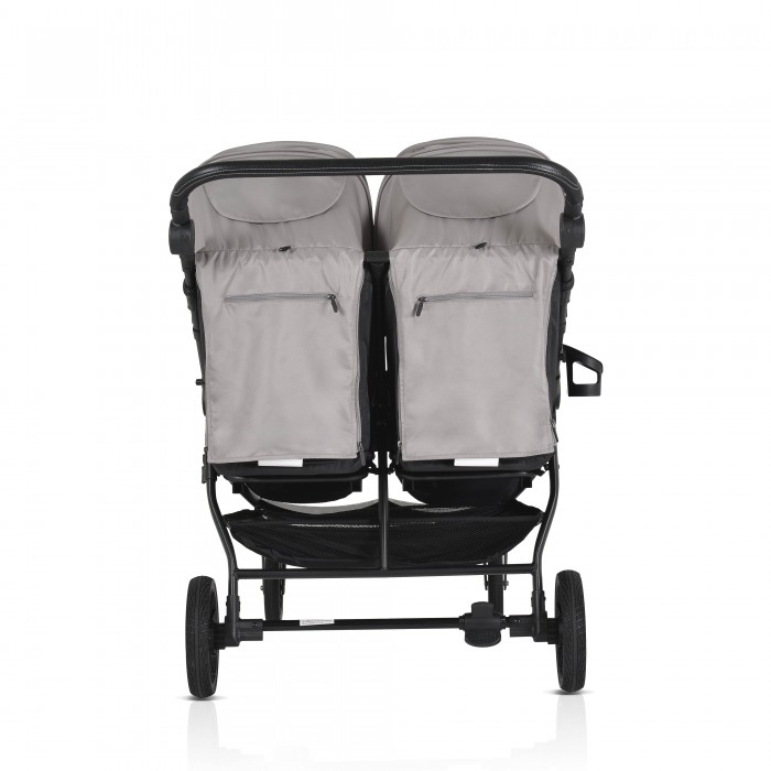 Baby Twin Stroller TwinGo Silver