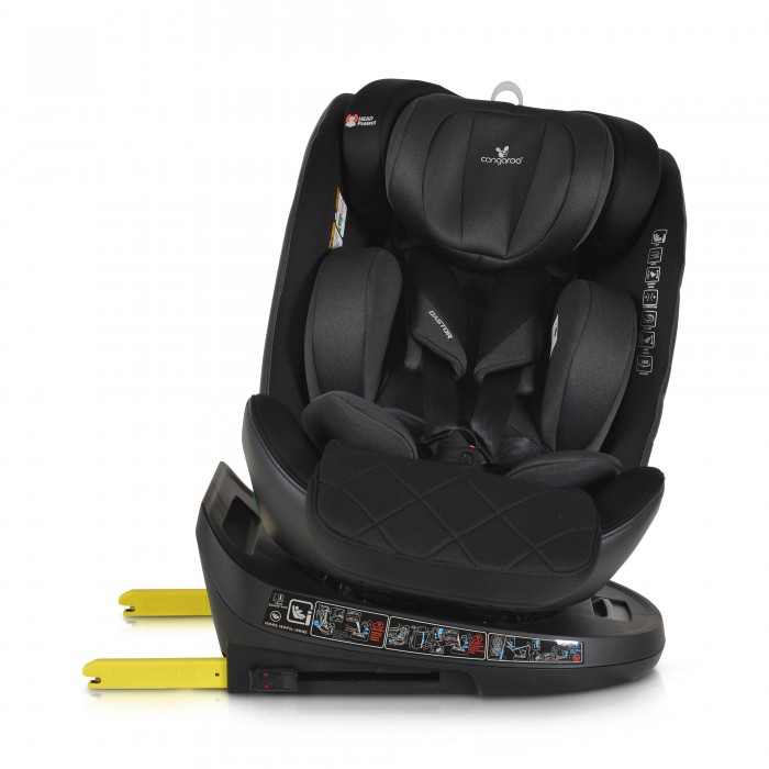 Car Seat Castor i-Size 40-150cm Isofix Black