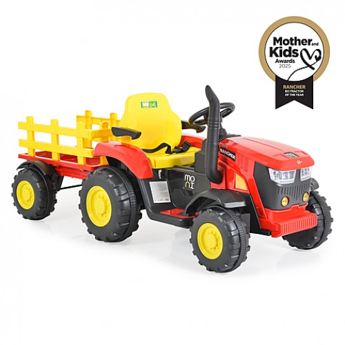 Tractor With Trailer Rancher Red