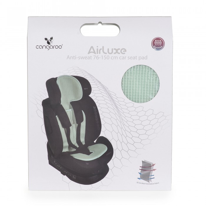 Anti-Sweat Car Seat Pad 76-150cm AIRLUXE Mint
