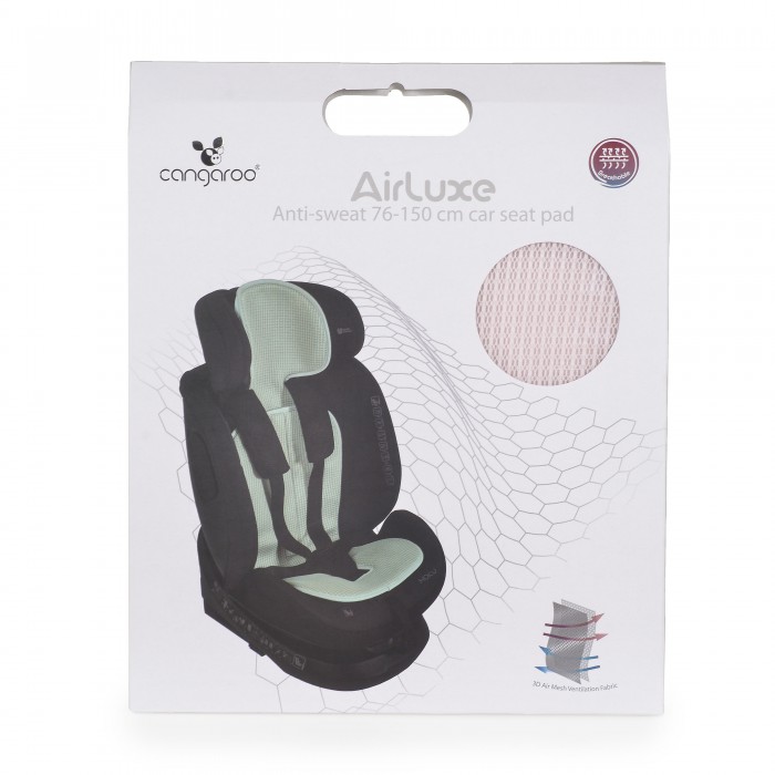 Anti-Sweat Car Seat Pad 76-150cm AIRLUXE Pink
