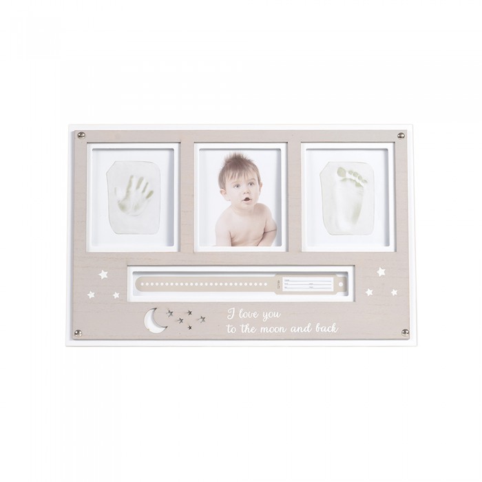 Hand Αnd Foot Print Set With Photo Frame