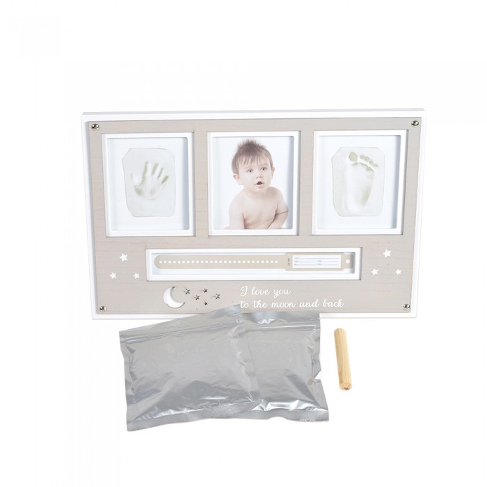 Hand Αnd Foot Print Set With Photo Frame
