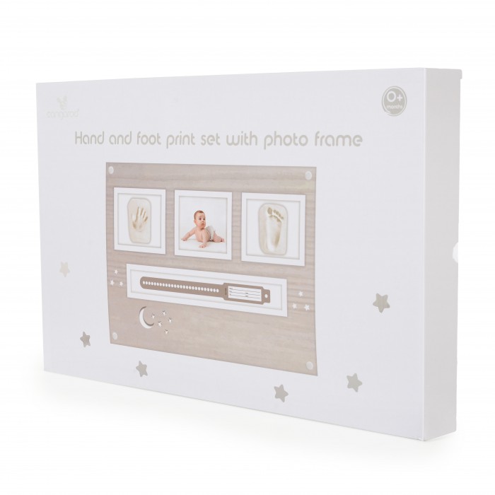 Hand Αnd Foot Print Set With Photo Frame