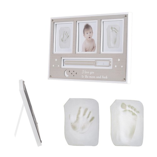 Κορνίζα Ενθύμιο Mε Αποτύπωμα Hand Αnd Foot Print Set