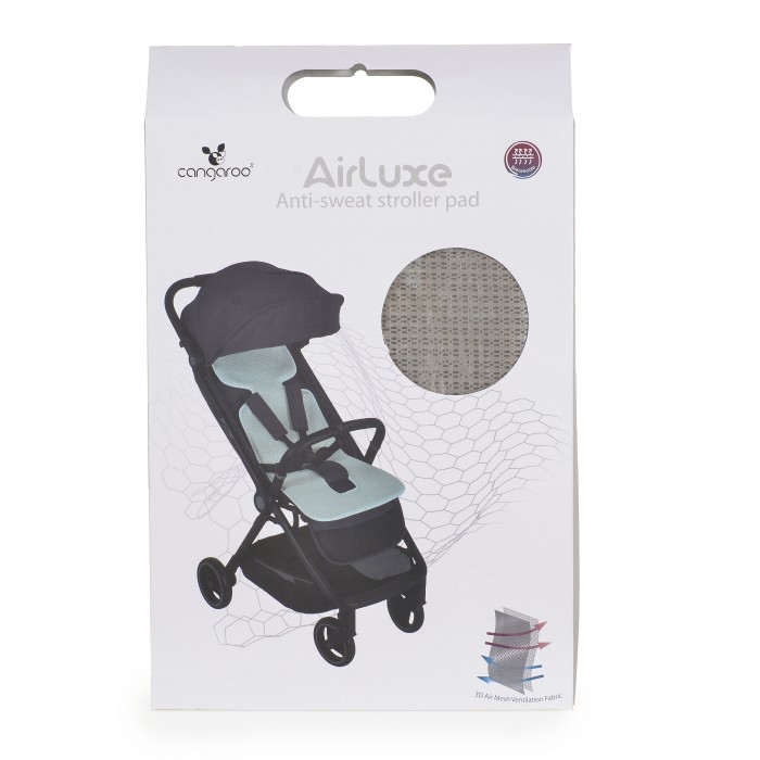 Anti-Sweat Stroller Pad AirLuxe Grey