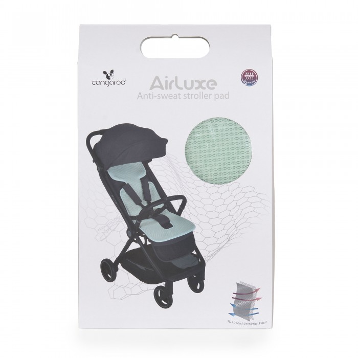 Anti-Sweat Stroller Pad AirLuxe Mint