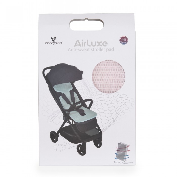 Anti-Sweat Stroller Pad AirLuxe Pink