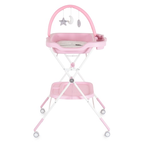 Multifunctional Changing Table Stand Croco Pink