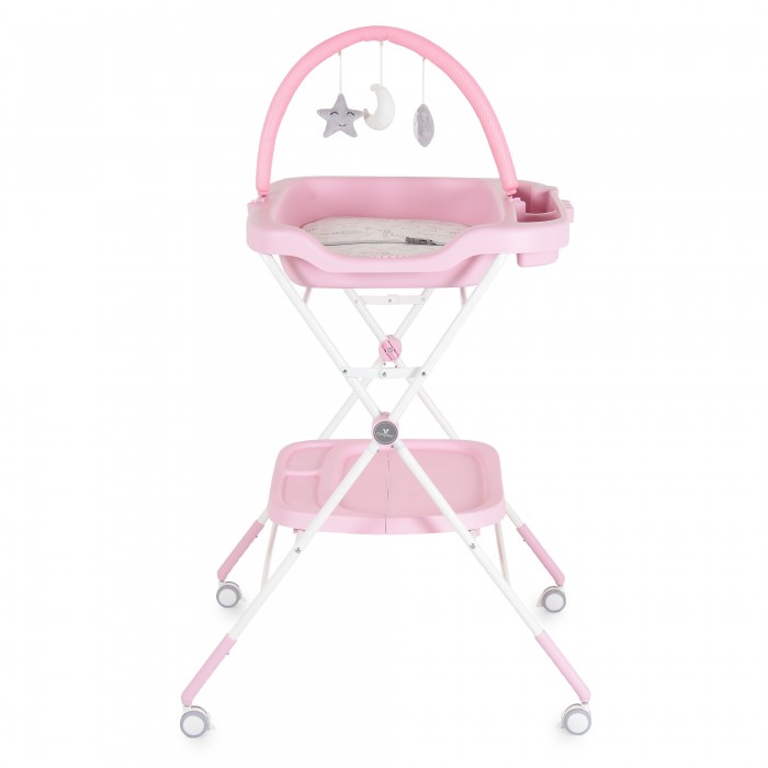 Multifunctional Changing Table Stand Croco Pink