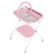 Multifunctional Changing Table Stand Croco Pink