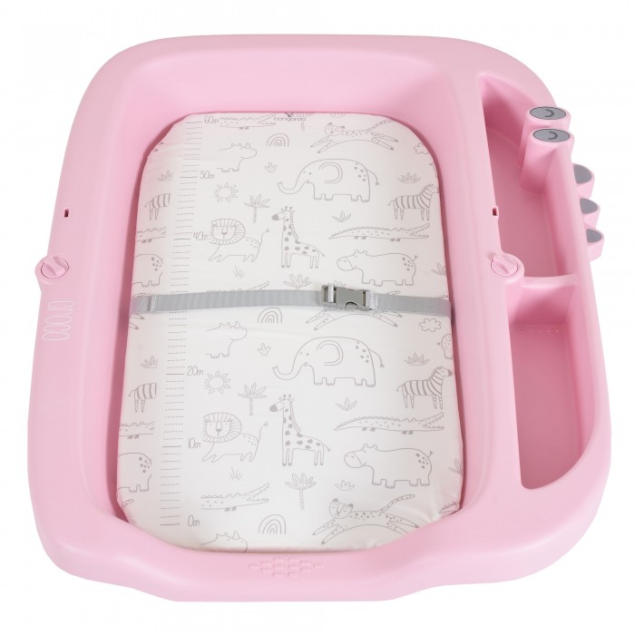 Multifunctional Changing Table Stand Croco Pink