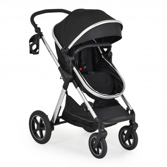 Πολυκαρότσι Alina 2 in 1 Με Κάθισμα Αυτοκινήτου Black Onyx