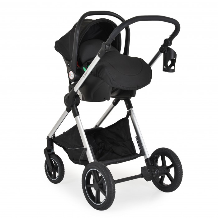 Πολυκαρότσι Alina 2 in 1 Με Κάθισμα Αυτοκινήτου Black Onyx