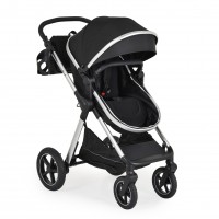 Πολυκαρότσι Alina 2 in 1 Με Κάθισμα Αυτοκινήτου Black Onyx