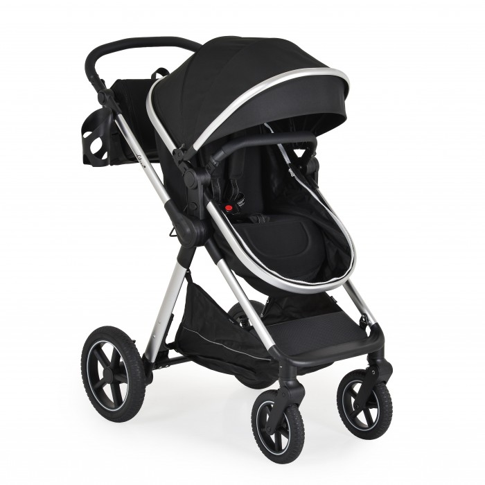 Πολυκαρότσι Alina 2 in 1 Με Κάθισμα Αυτοκινήτου Black Onyx