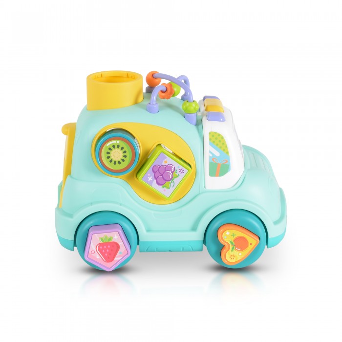 Block Car With Music And Light Blue HE0547